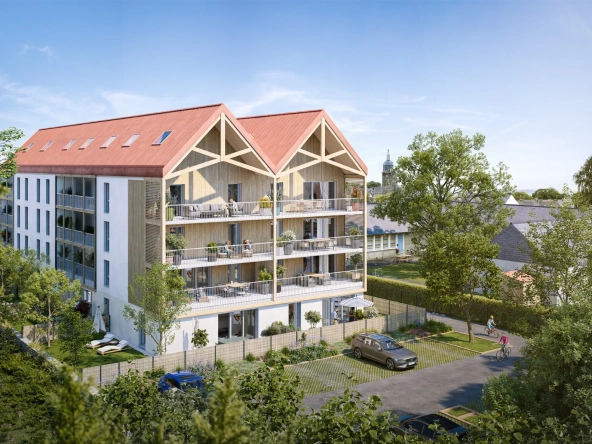 Appartement neuf à Lamballe dans résidence historique avec jardin ou loggia - programme 2025