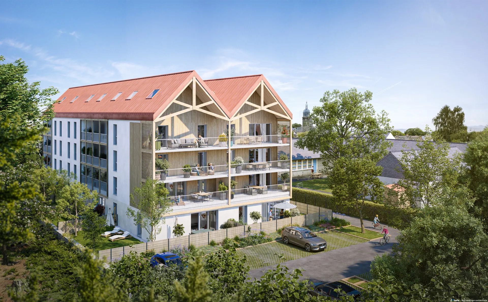 Appartement neuf à Lamballe dans résidence moderne et historique, proche commodités 