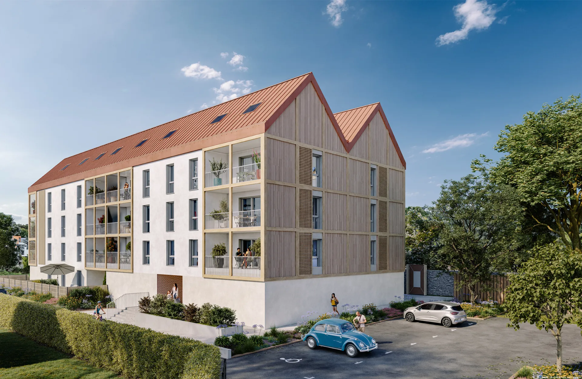 Appartement neuf à Lamballe dans résidence moderne et historique, proche commodités 