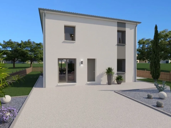 Maison Nosybe 115 m² à étage à Iteuil, design compact et moderne