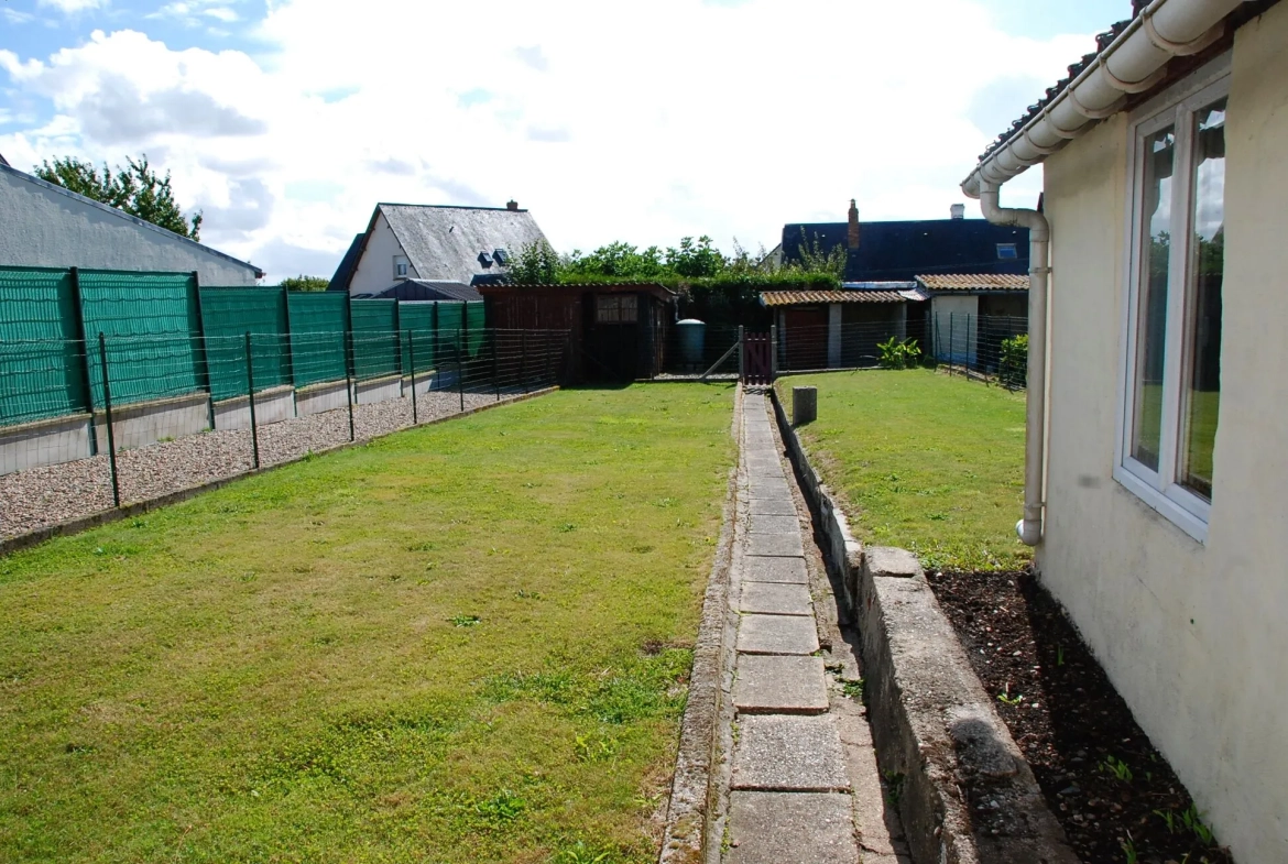 Maison à Fécamp avec jardin, 3 chambres dont une de plain-pied, à proximité immédiate 