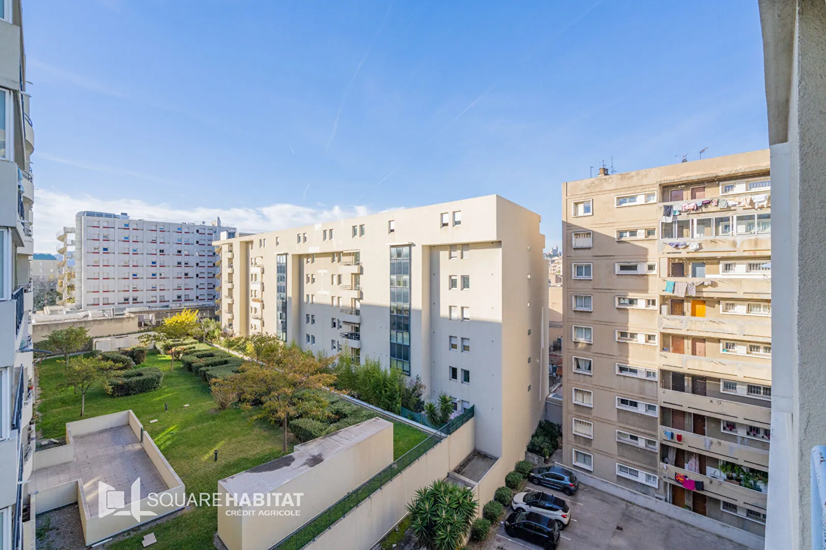 Appartement 2 pièces de 41m² à Marseille avec balcon, proche faculté, rentabilité 6,2% 