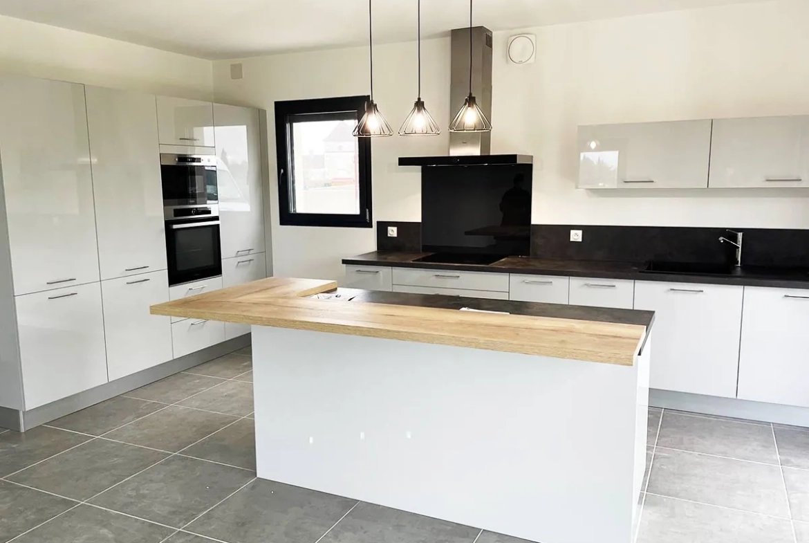 Maison neuve individuelle à Franvillers près d'Amiens avec prestations haut de gamme 