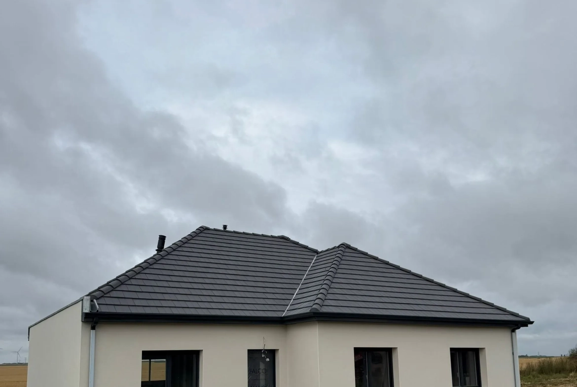 Maison neuve de plain-pied avec 3 chambres aux Authieux-sur-le-Port 