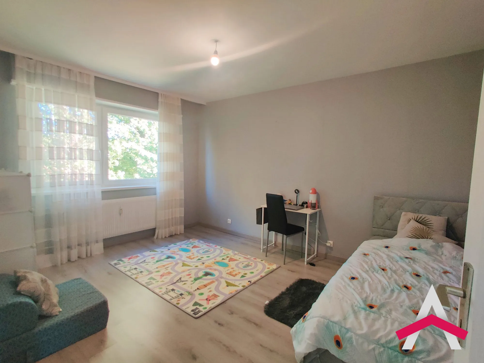 Appartement à vendre à Kingersheim - 4 pièces, 90,66 m², cave et garage 