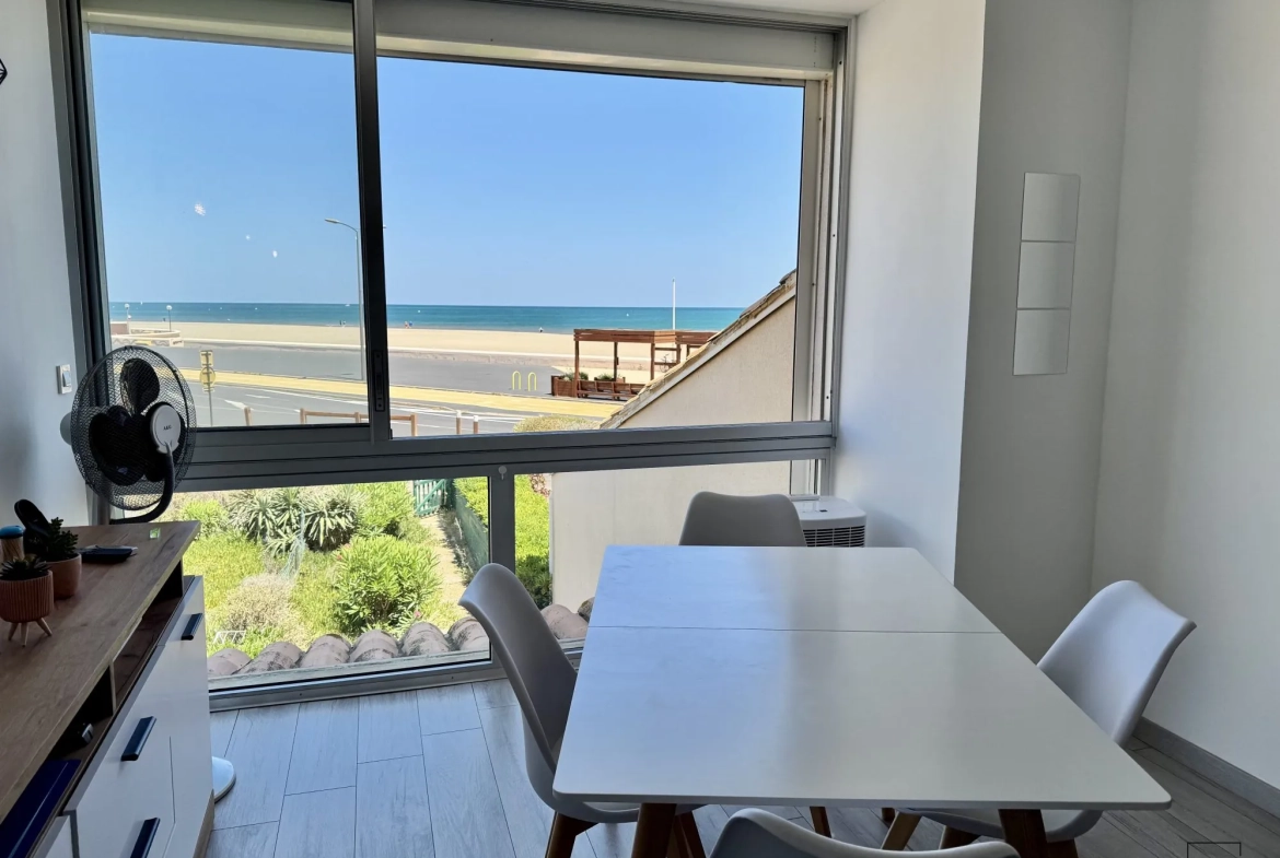 Appartement 2 pièces avec Vue Panoramique sur la Mer à Narbonne-Plage 