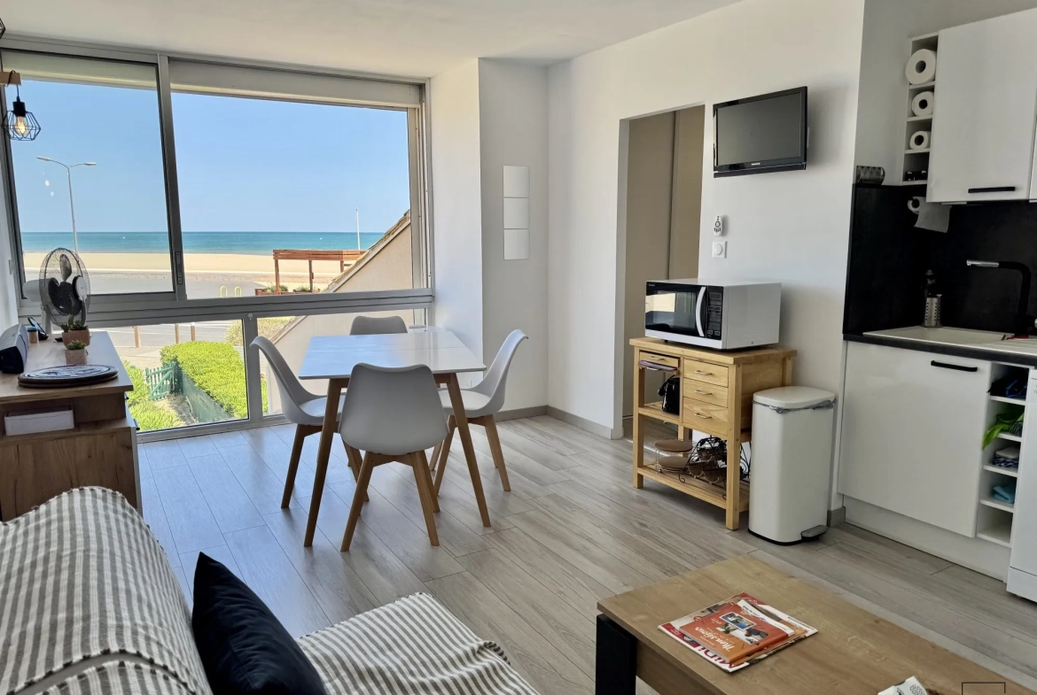 Appartement 2 pièces avec Vue Panoramique sur la Mer à Narbonne-Plage 
