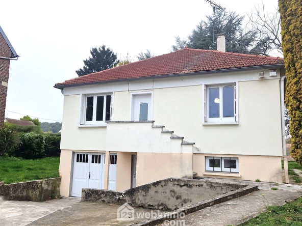 Pavillon individuel spacieux à Pargny-Filain avec grand terrain et sous-sol aménagé