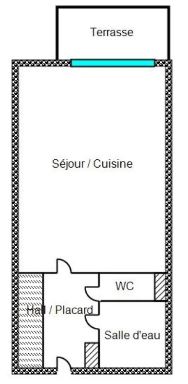 Studio lumineux avec balcon et parking à Saint-Raphaël, Résidence Le Sambora 