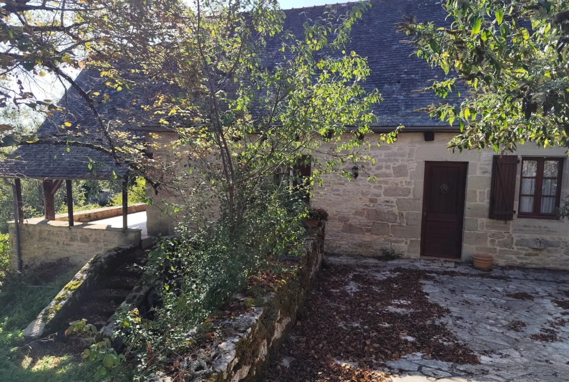 Maison en pierre pleine de charme à Estivals avec terrasses et dépendances 