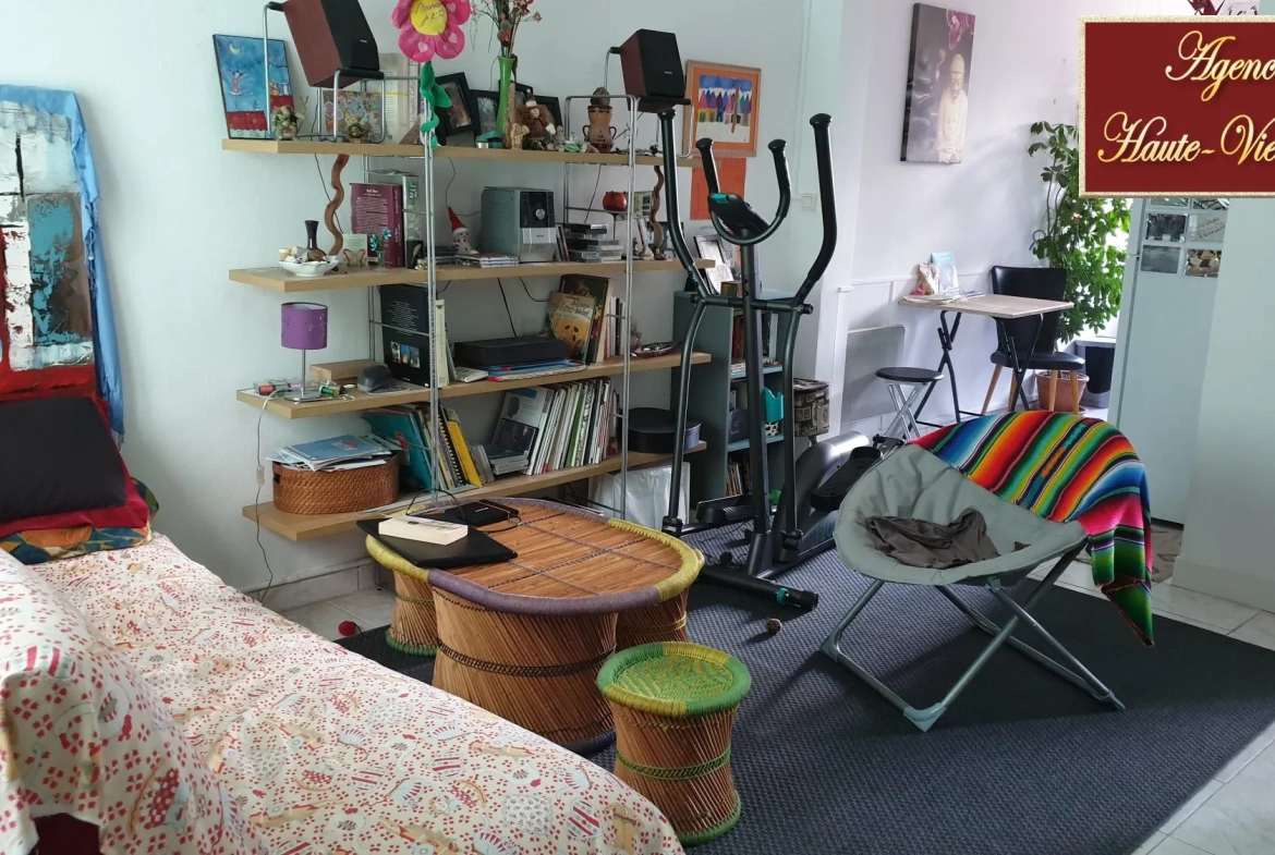 Achat Appartement Type 2 à Saint Léonard-de-Noblat – Résidence au Rez-de-chaussée 