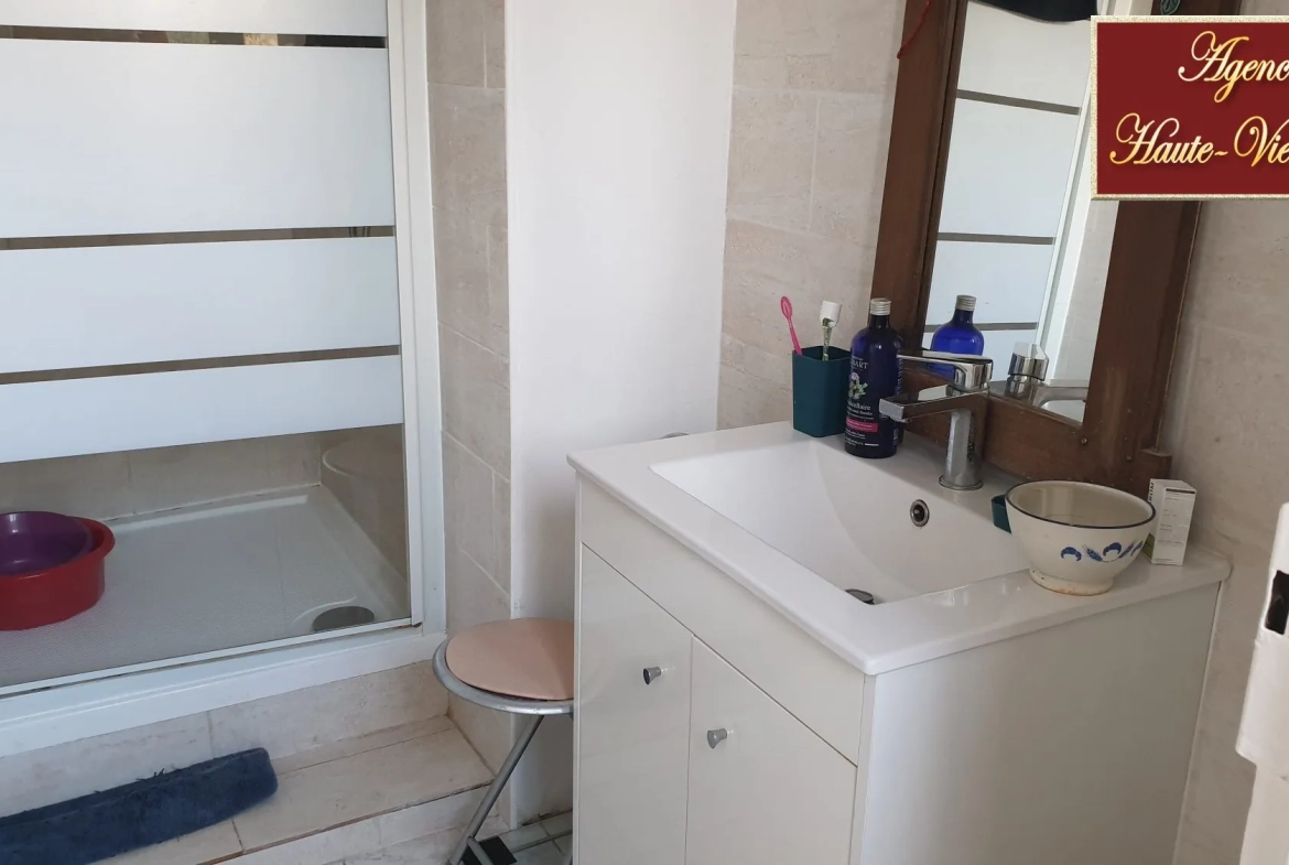 Achat Appartement Type 2 à Saint Léonard-de-Noblat – Résidence au Rez-de-chaussée 