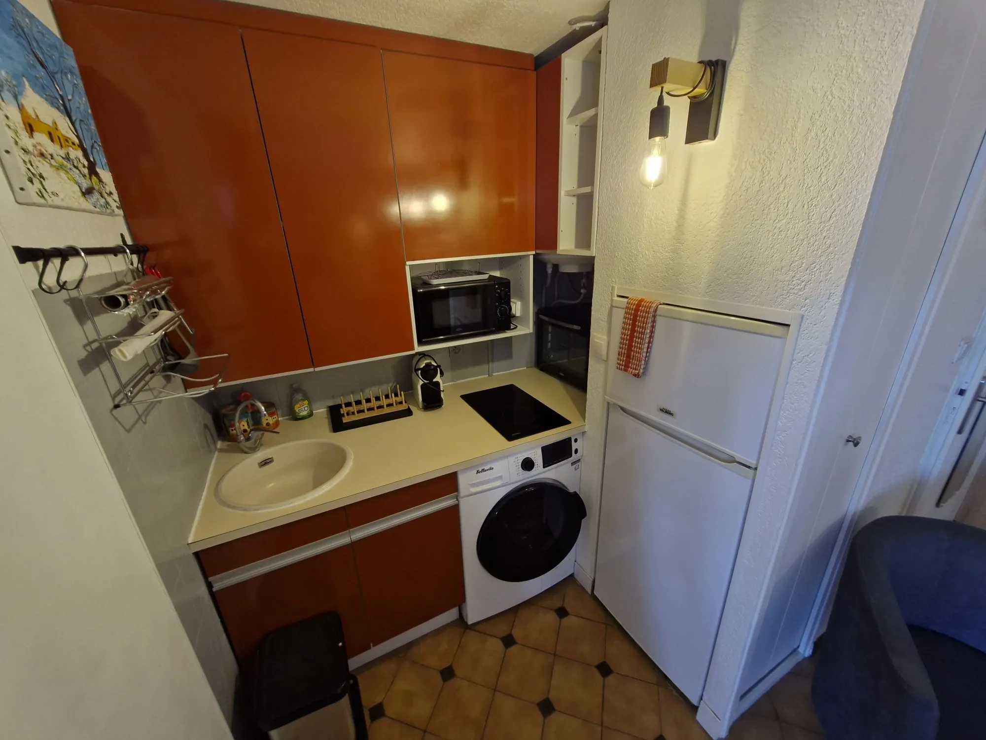 Studio cabine à vendre à Port Leucate proche plage avec parking privé 