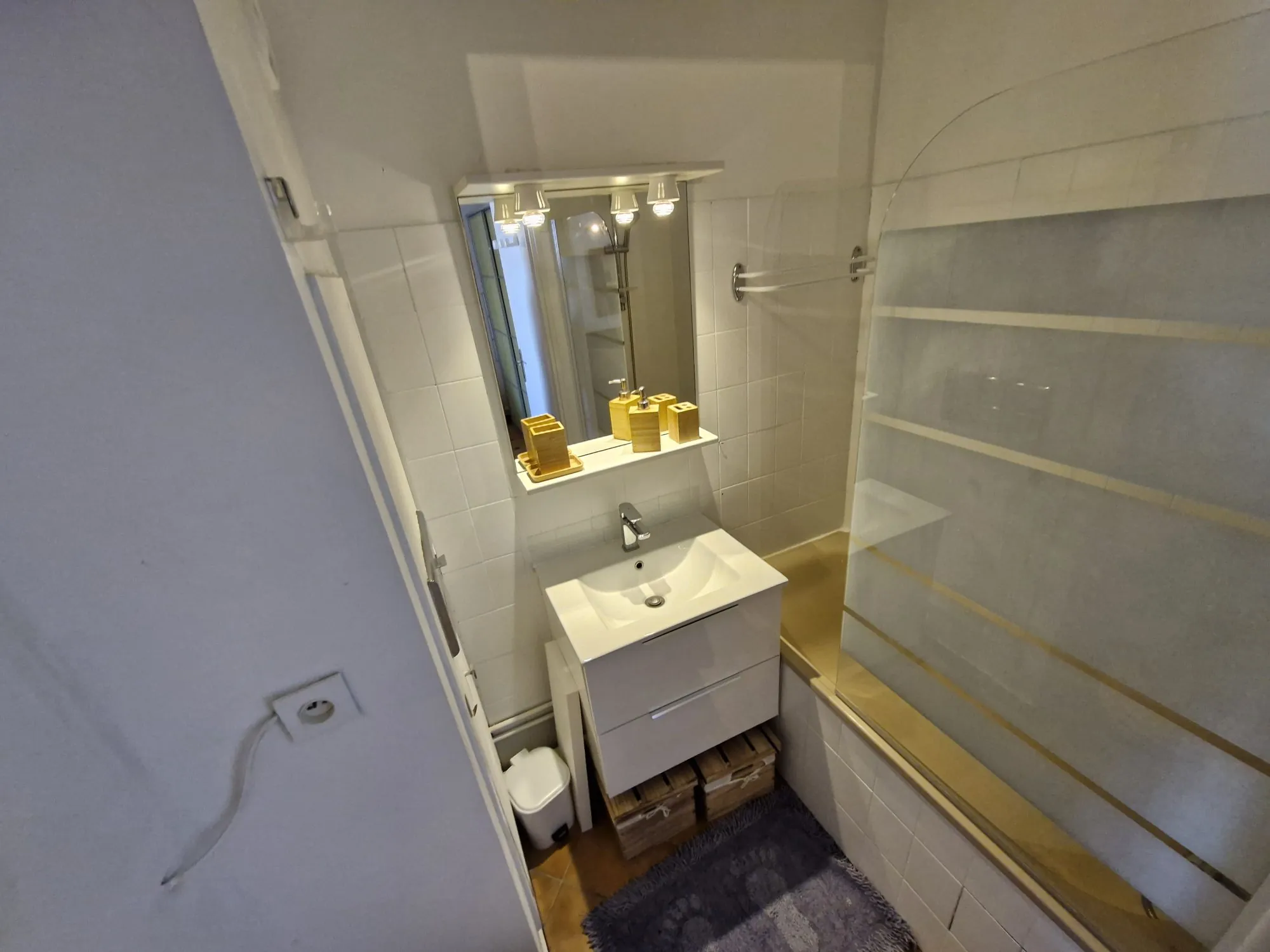 Studio cabine à vendre à Port Leucate proche plage avec parking privé 