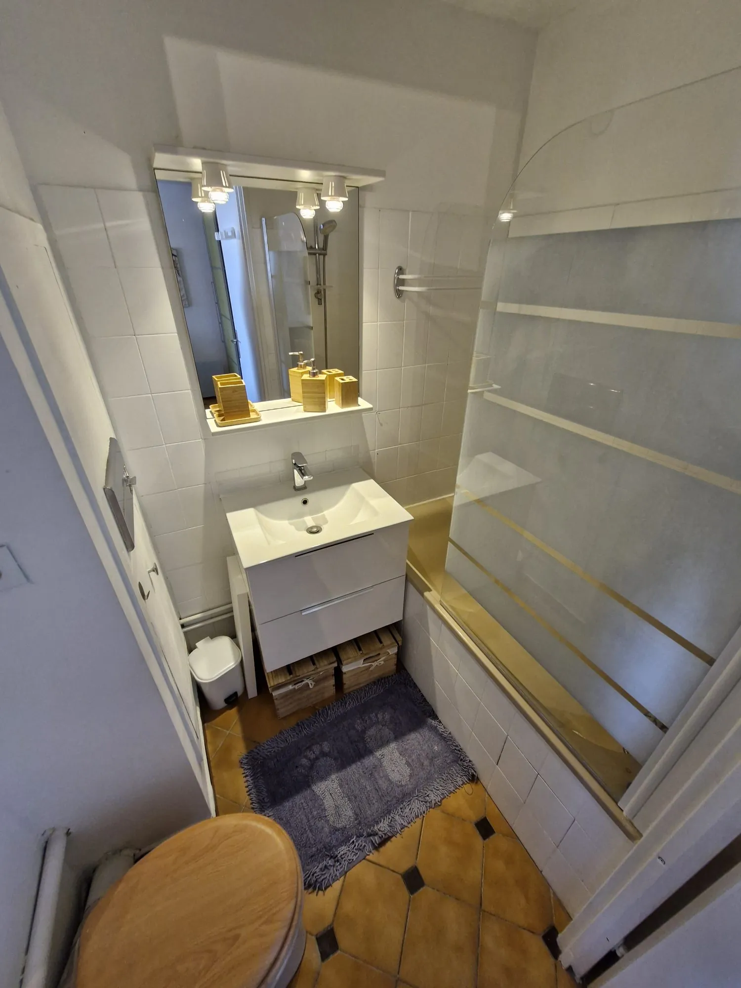 Studio cabine à vendre à Port Leucate proche plage avec parking privé 