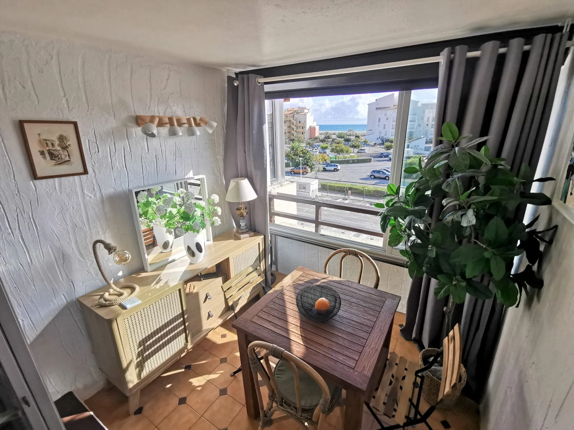 Studio cabine à vendre à Port Leucate proche plage avec parking privé 