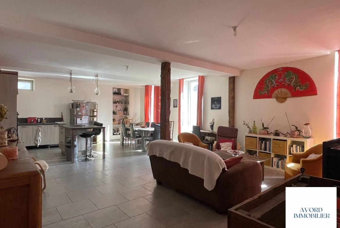 Maison à vendre à VILLEQUIERS avec garage et jardin - Charme du XIXe siècle 