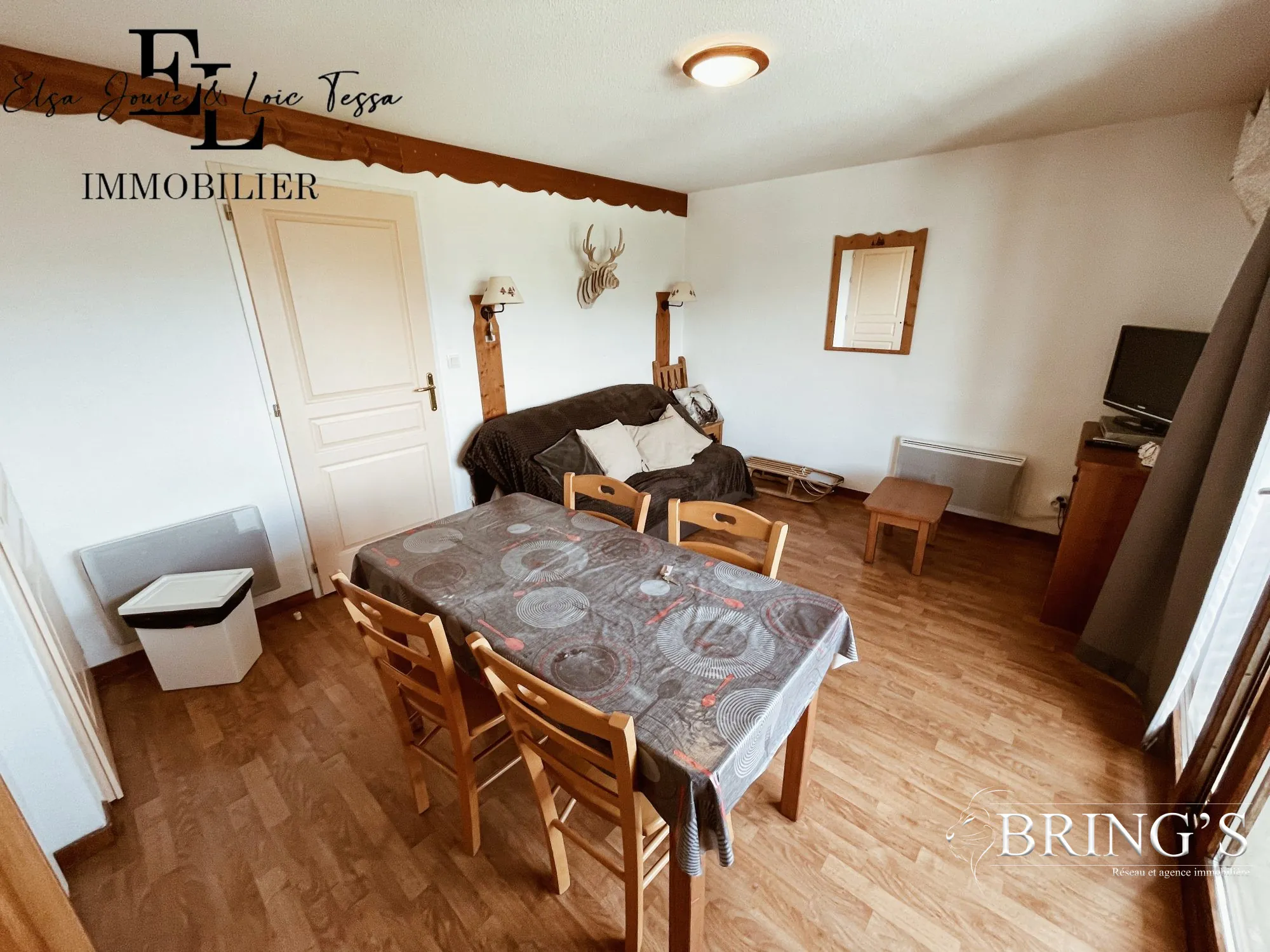 Bel appartement T3 meublé avec piscine à La Joue du Loup 