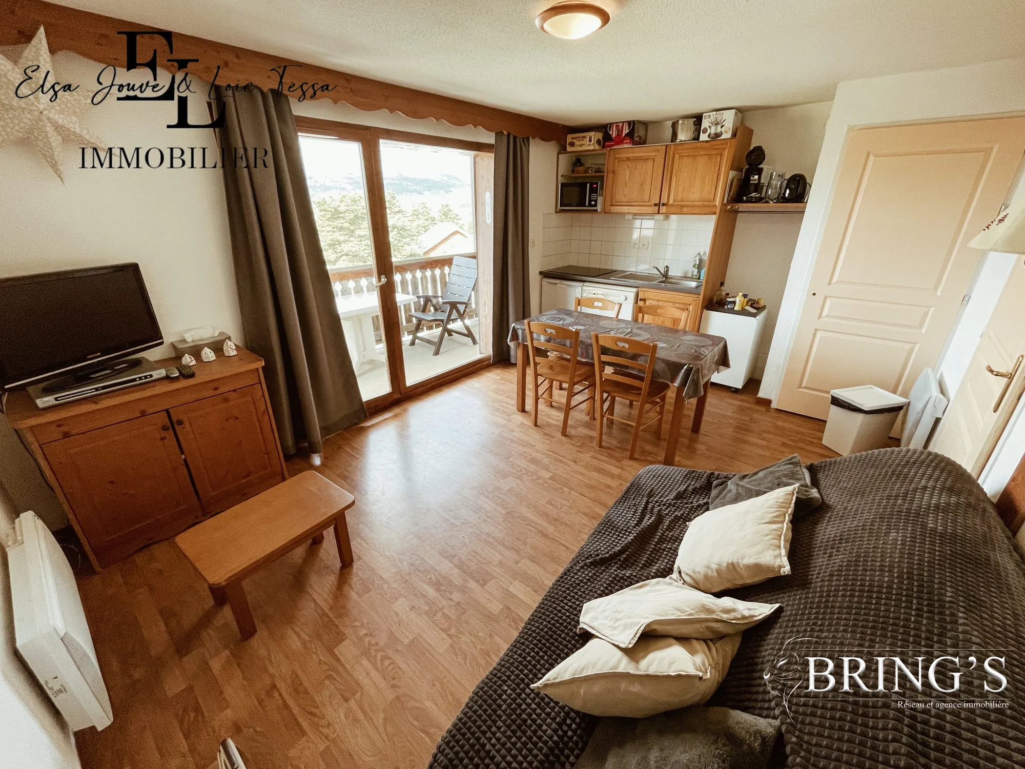 Bel appartement T3 meublé avec piscine à La Joue du Loup 