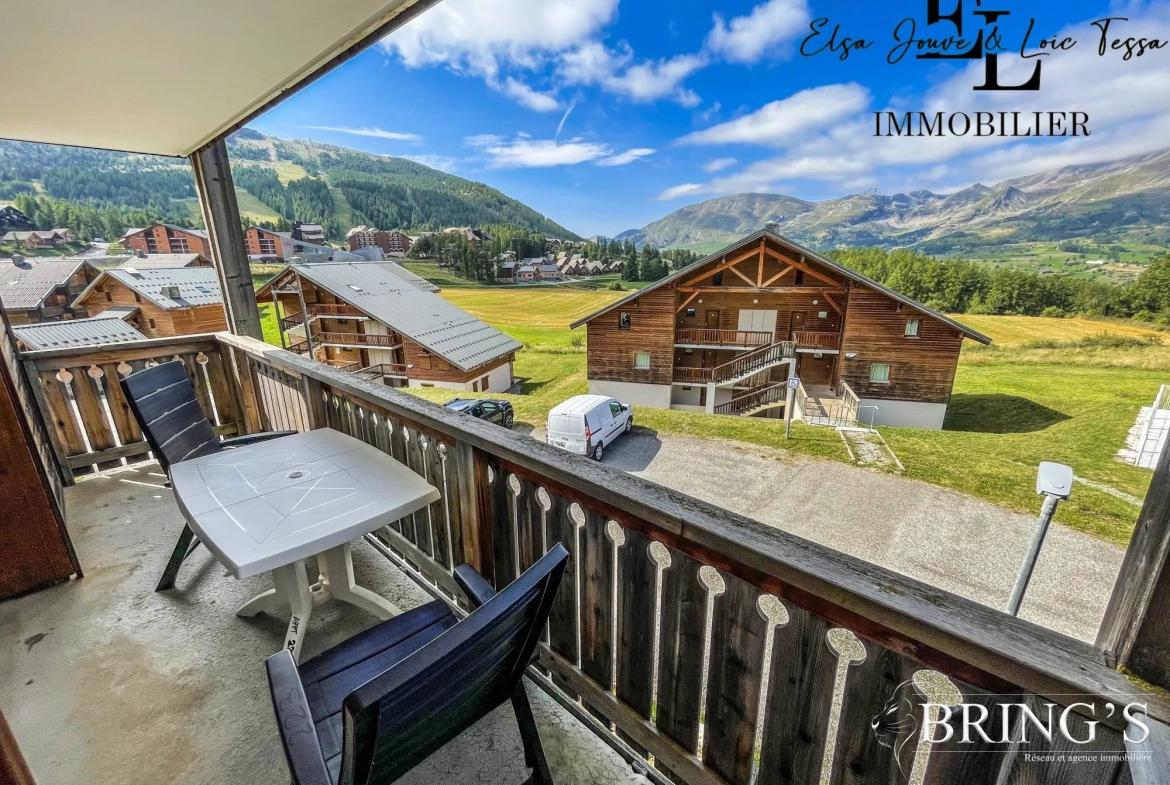 Bel appartement T3 meublé avec piscine à La Joue du Loup 