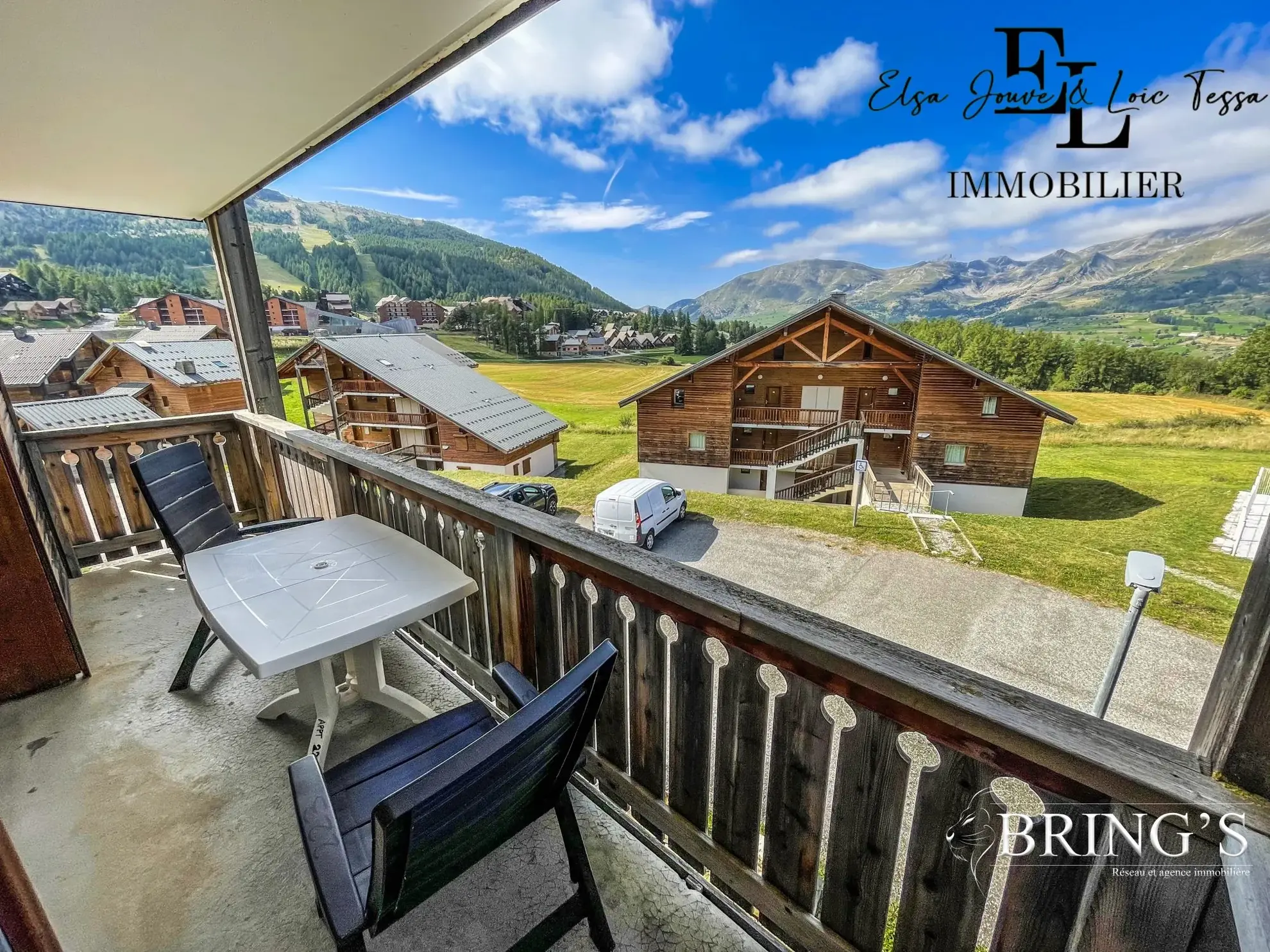Bel appartement T3 meublé avec piscine à La Joue du Loup 