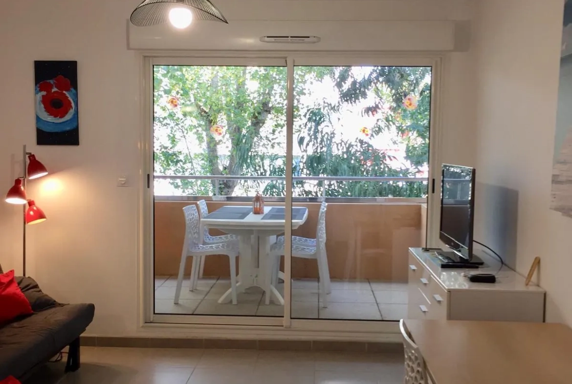 Appartement 39m² à Canet-en-Roussillon avec piscine et terrasse proche plage 