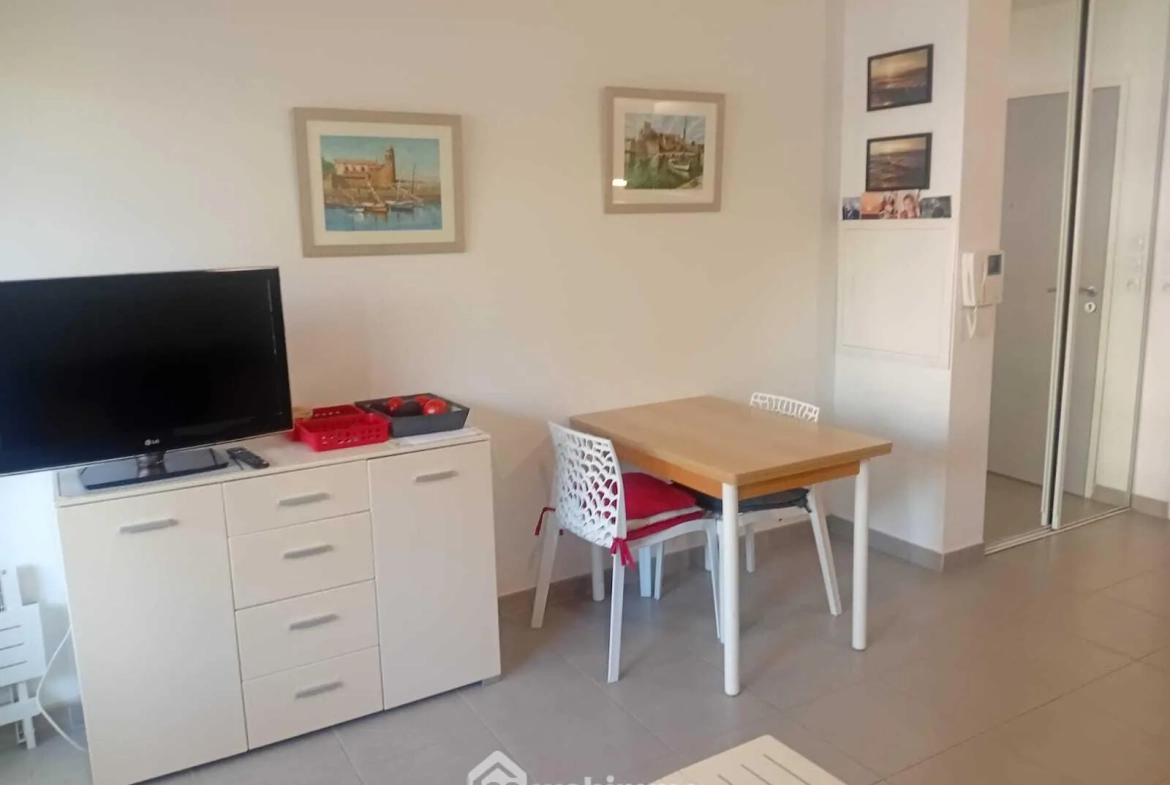 Appartement 39m² à Canet-en-Roussillon avec piscine et terrasse proche plage 