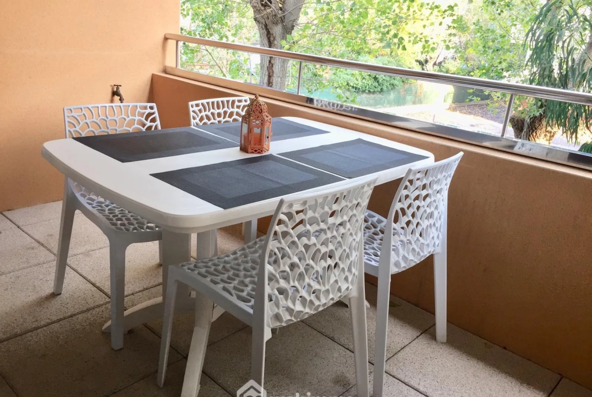 Appartement 39m² à Canet-en-Roussillon avec piscine et terrasse proche plage 