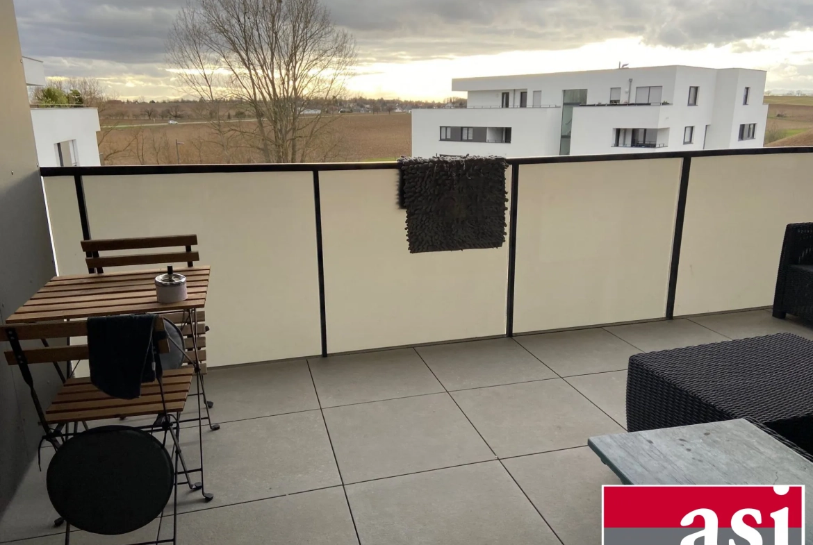 Appartement 2 pièces avec terrasse à Lampertheim – Idéal pour investissement ou résidence principale 