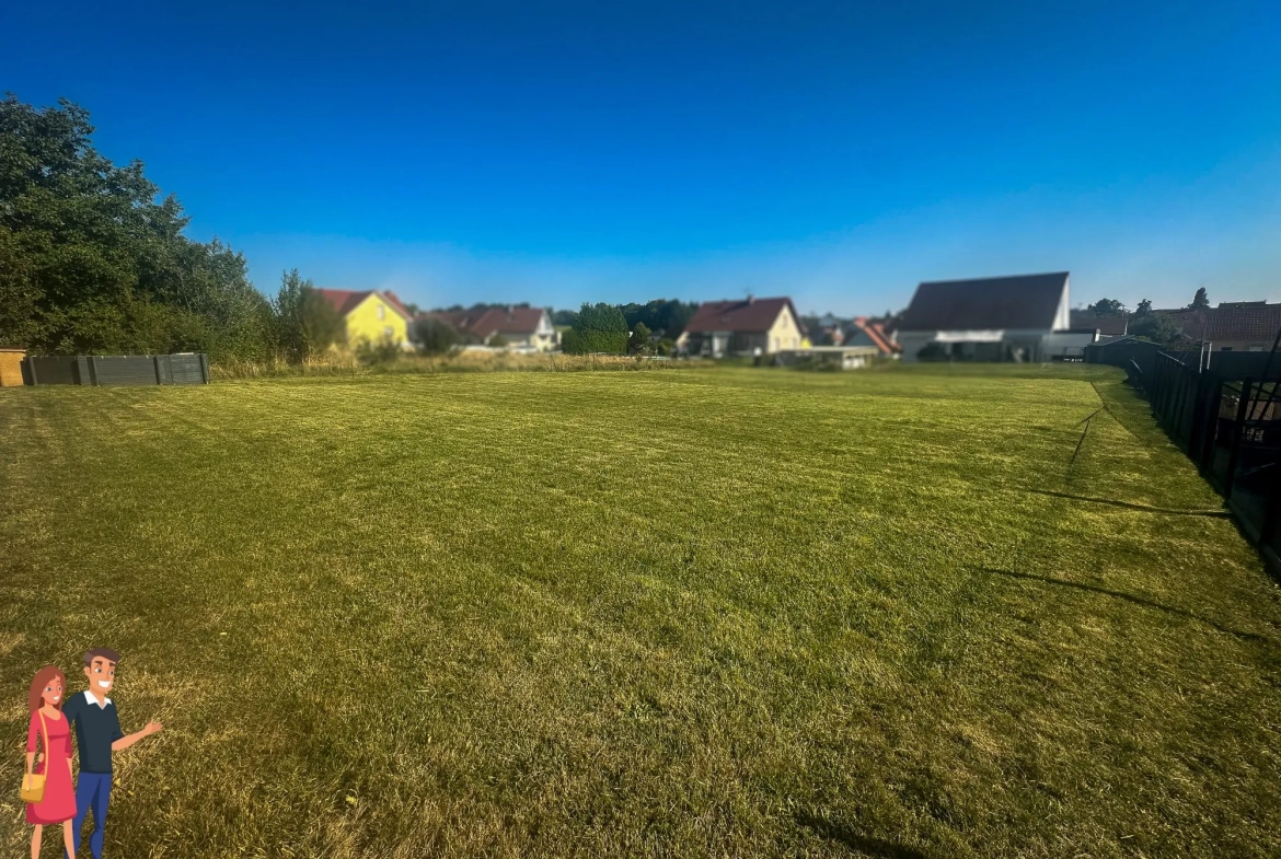 Terrain constructible de 1087 m² à Abbévillers, proche de la Suisse 