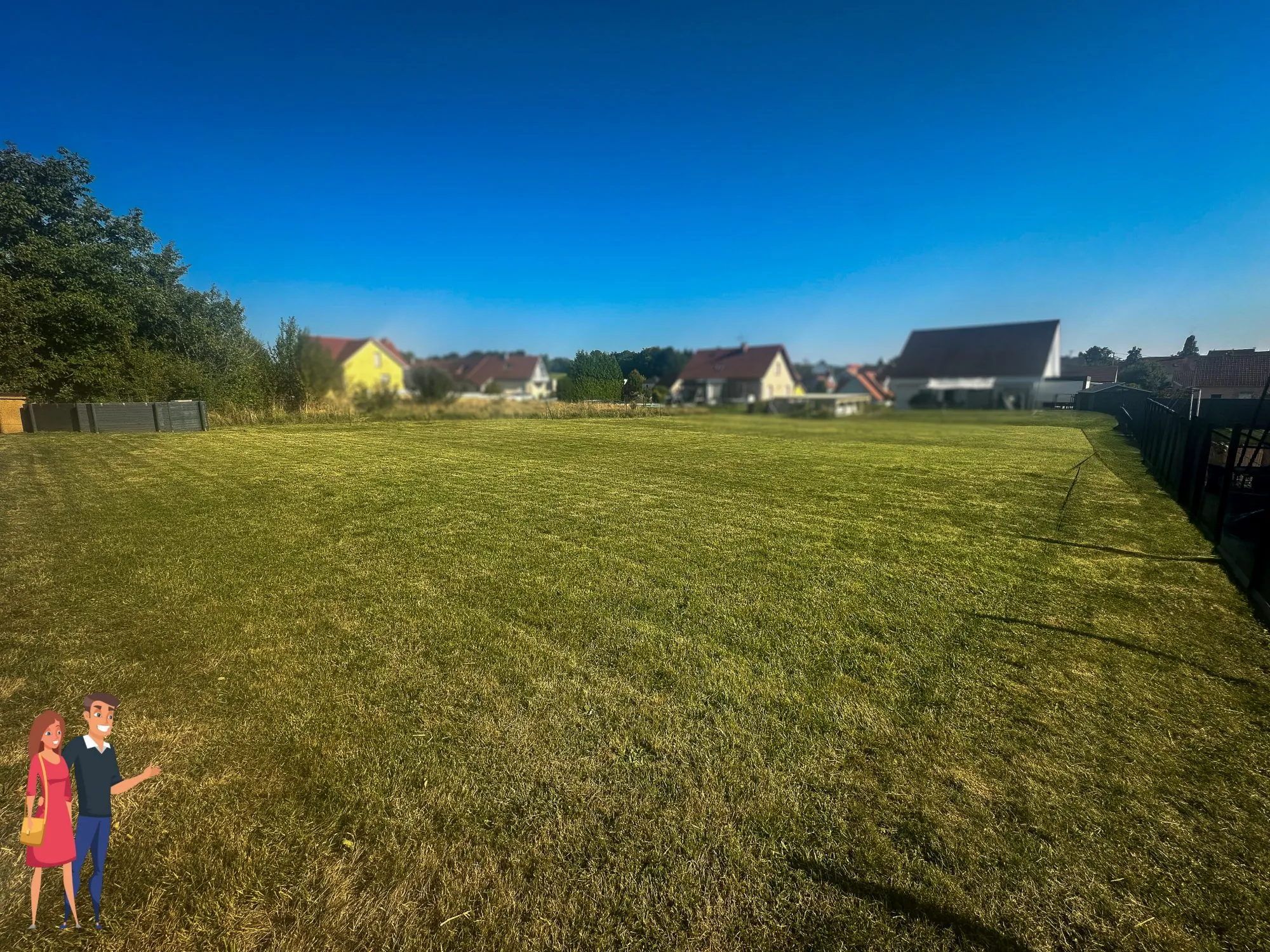 Terrain constructible de 1087 m² à Abbévillers, proche de la Suisse 