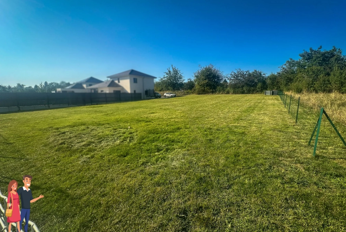 Terrain constructible de 1087 m² à Abbévillers, proche de la Suisse 