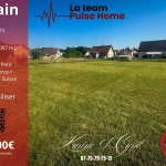 Terrain constructible de 1087 m² à Abbévillers, proche de la Suisse