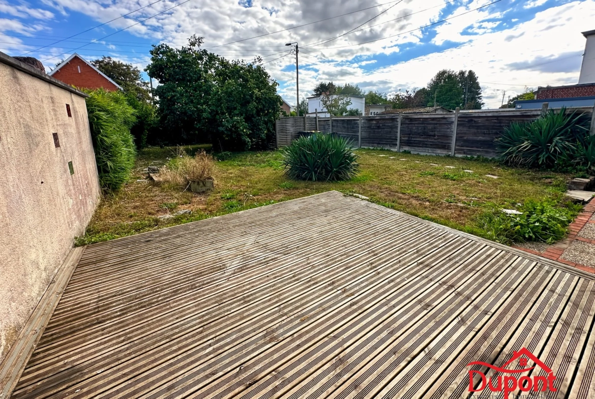 Lot de deux maisons avec jardins plein sud à Maubeuge – Investissement ou résidence familiale 