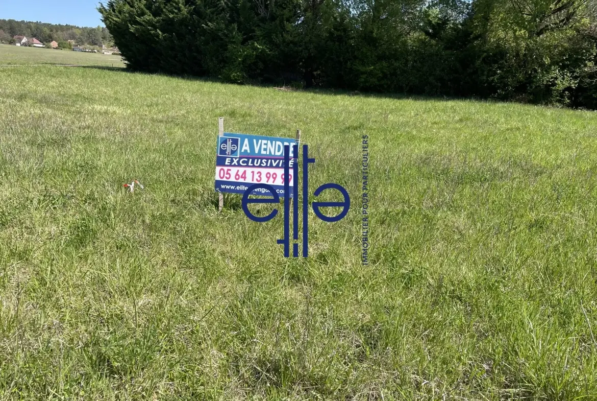 Terrain constructible de 887 m² à Trélissac, proche Périgueux 