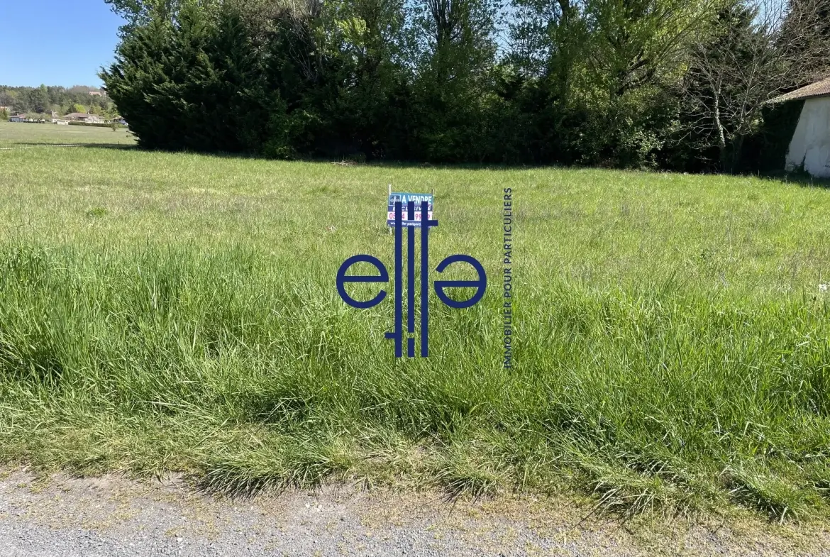 Terrain constructible de 887 m² à Trélissac, proche Périgueux 