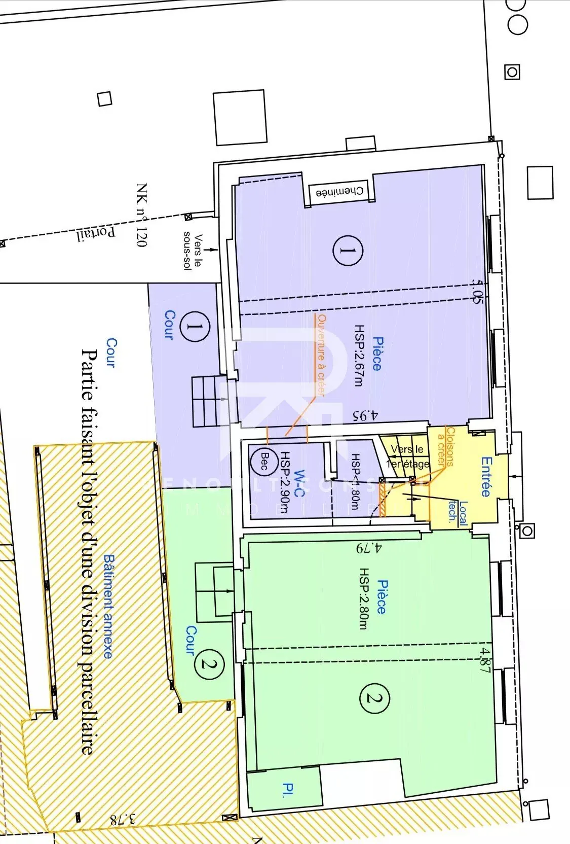 Ensemble de deux lots loués à Rouen - Investissement locatif performant 