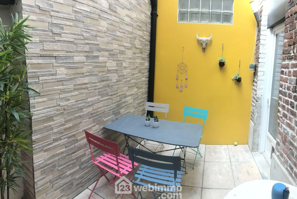 Appartement de 52 m² à vendre à Laon avec cour privative et cave 