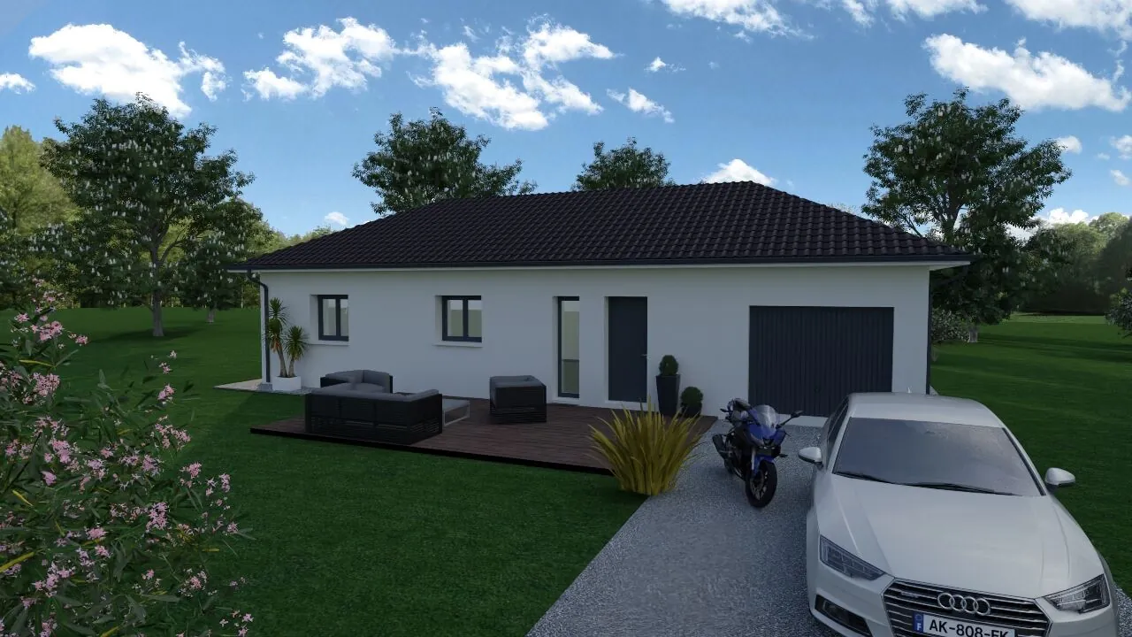 Maison neuve à La Côte-Saint-André à partir de 210 990 € - Spacieuse et personnalisable 