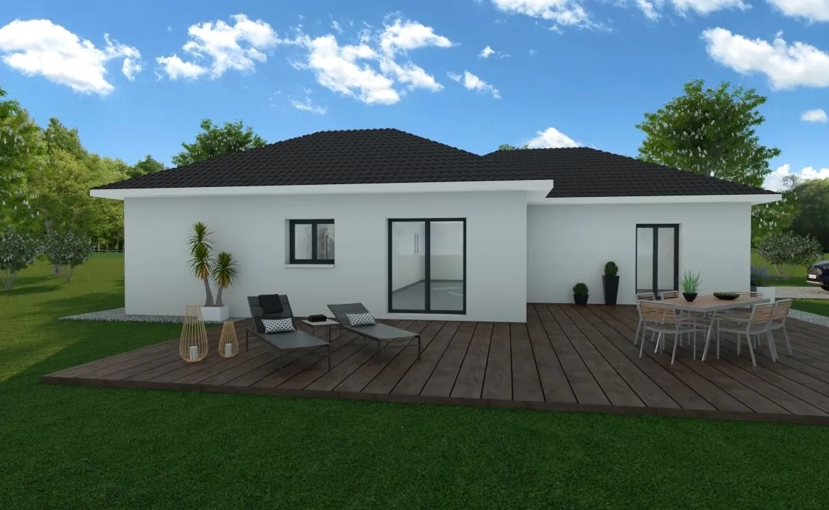 Maison neuve de 80 m² à La Côte-Saint-André, construction personnalisable dès 210 990 € 