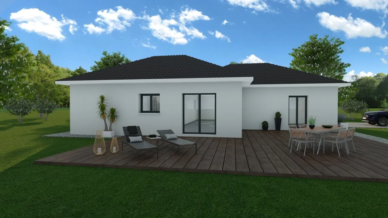 Maison neuve de 80 m² à La Côte-Saint-André, construction personnalisable dès 210 990 € 