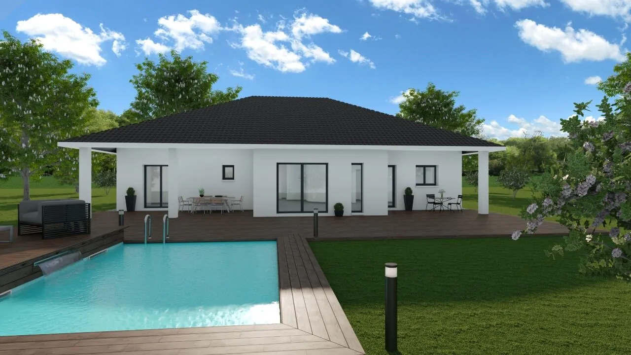 Maison neuve de 80 m² à La Côte-Saint-André, construction personnalisable dès 210 990 € 