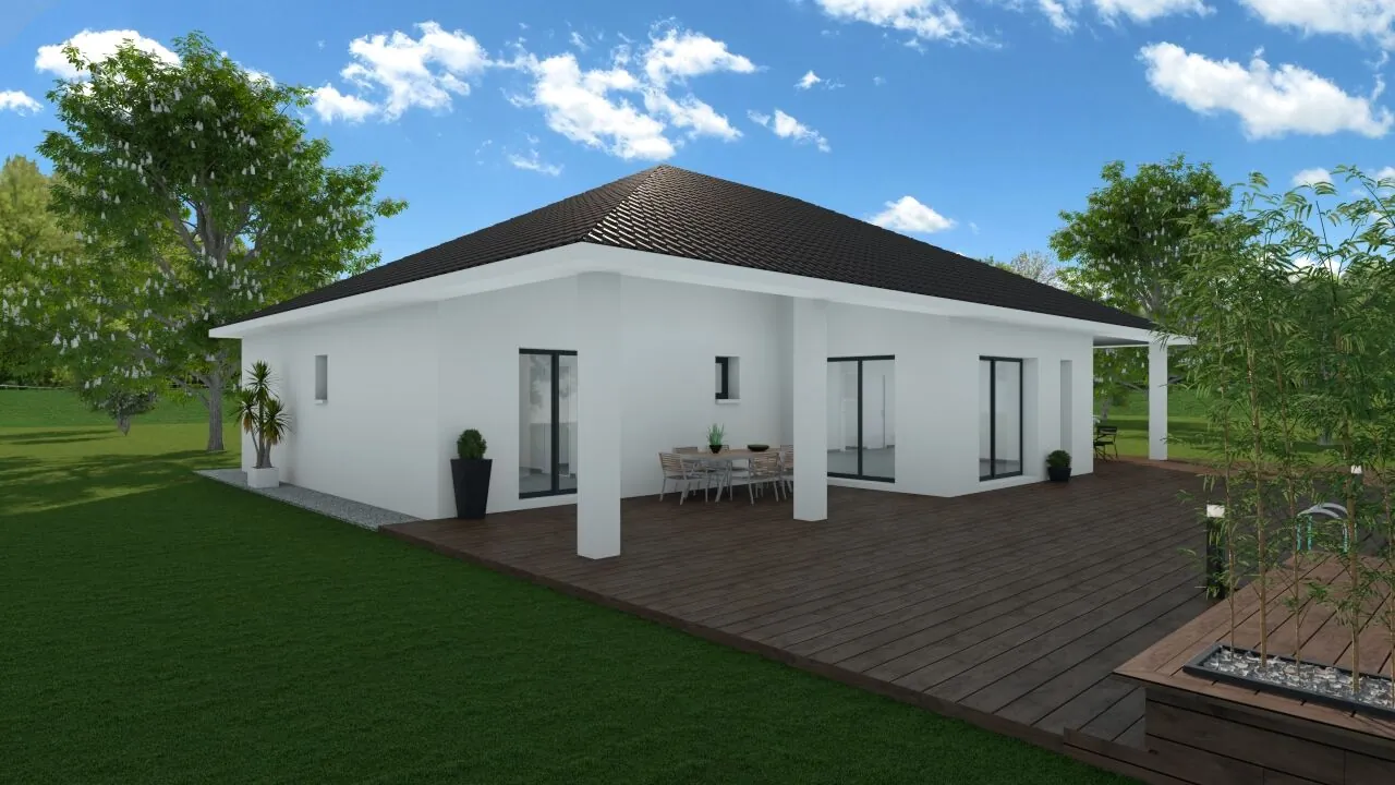 Maison neuve de 80 m² à La Côte-Saint-André, construction personnalisable dès 210 990 € 