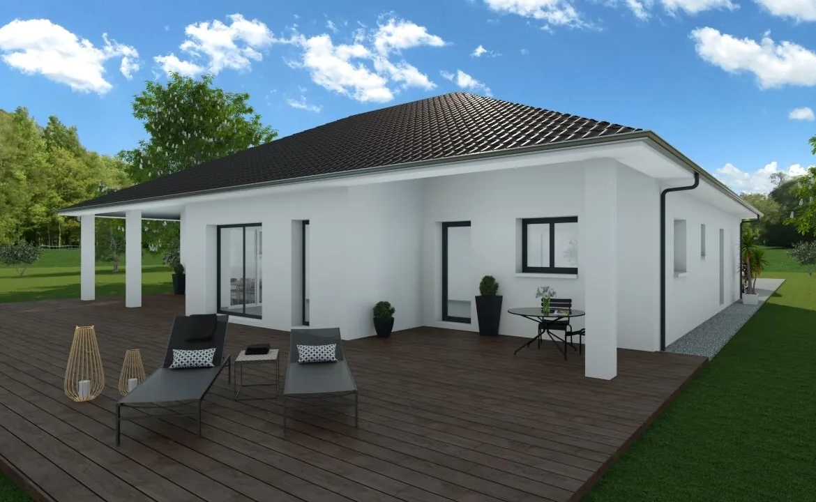 Maison neuve de 80 m² à La Côte-Saint-André, construction personnalisable dès 210 990 € 