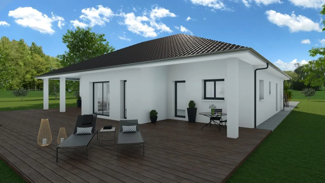 Maison neuve de 80 m² à La Côte-Saint-André, construction personnalisable dès 210 990 € 