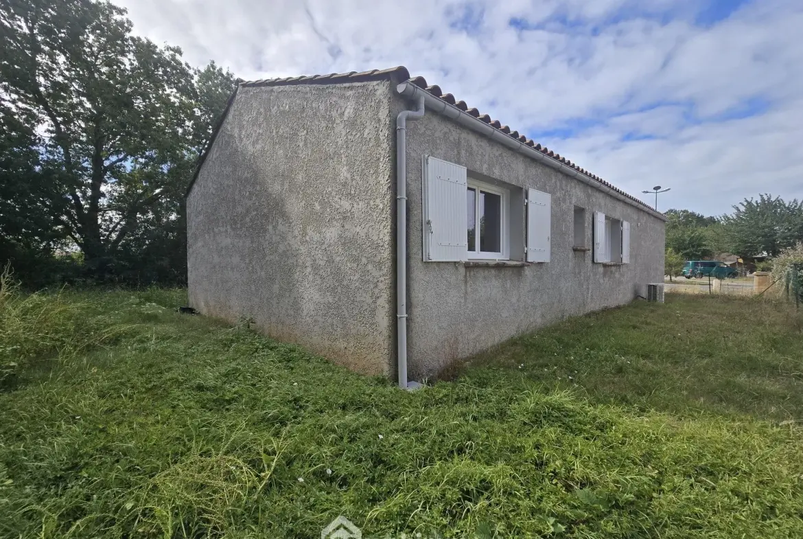 Belle maison de plain-pied avec jardin et garage à Saint-Vincent-sur-Jard 