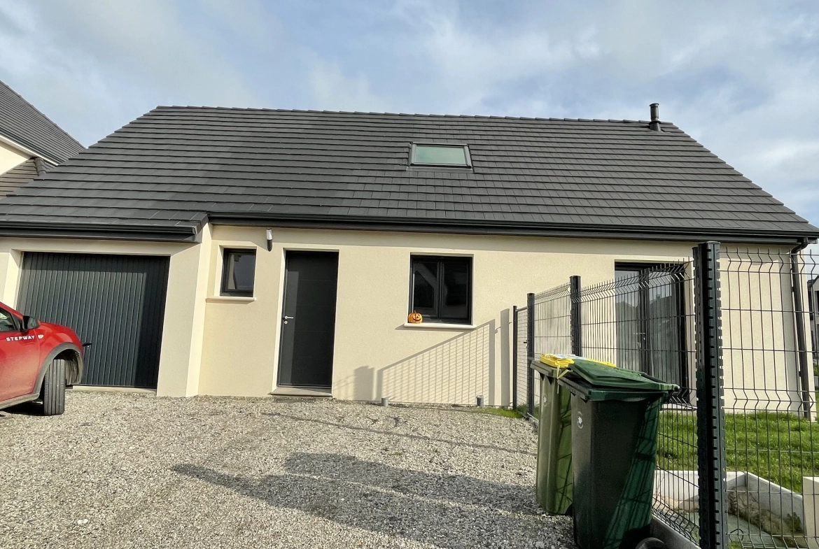 Maison neuve à Montdidier avec 3 chambres et terrain de 550 m² 
