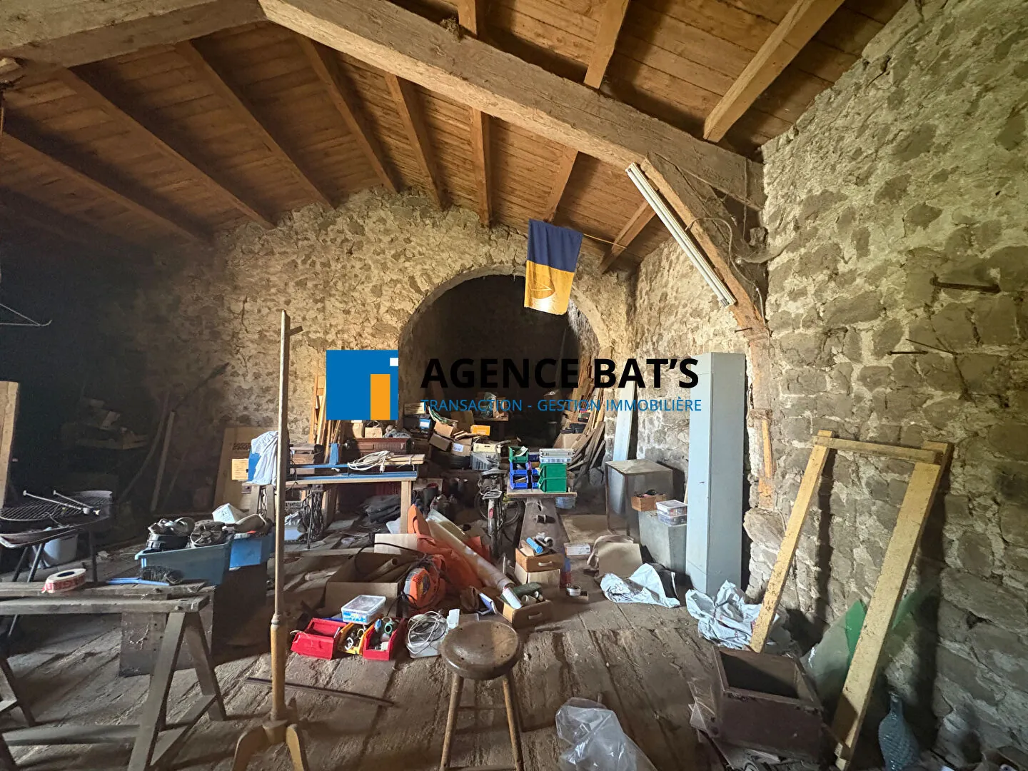 Ferme en pierre à rénover près de Saint Romain Lachalme avec dépendances et grand terrain 