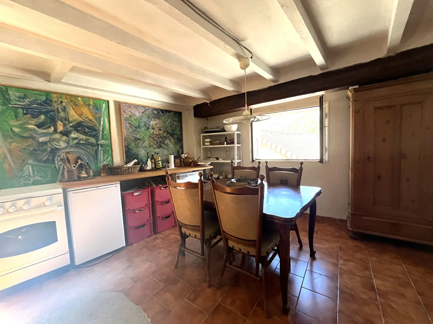 Maison en pierres de 90 m² à Saint Julien en Beauchêne avec terrain et écurie 