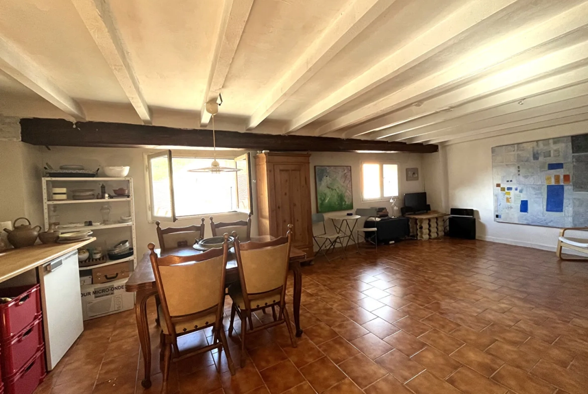 Maison en pierres de 90 m² à Saint Julien en Beauchêne avec terrain et écurie 